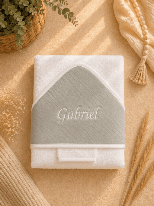 Sortie de bain gaze de coton