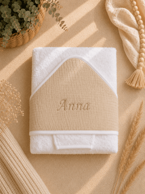 Sortie de bain gaze de coton