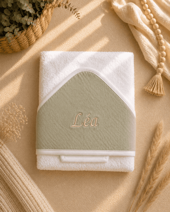 Sortie de bain gaze de coton