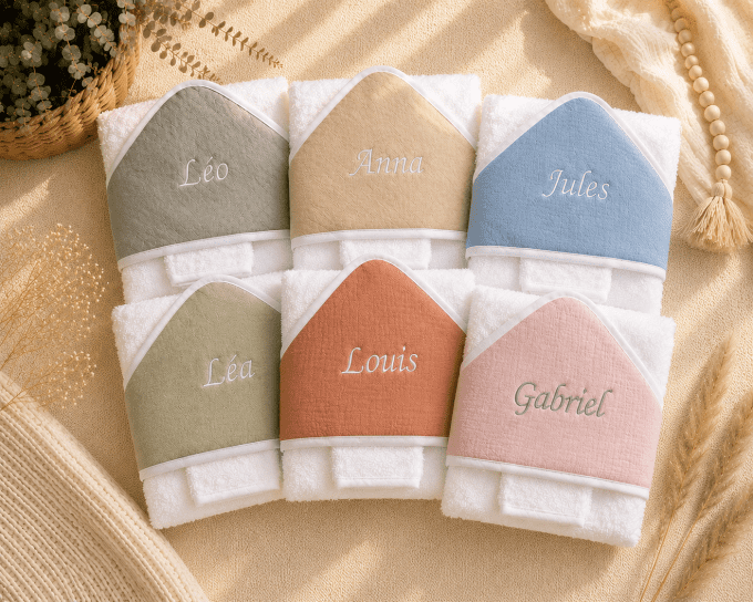 Sortie de bain gaze de coton