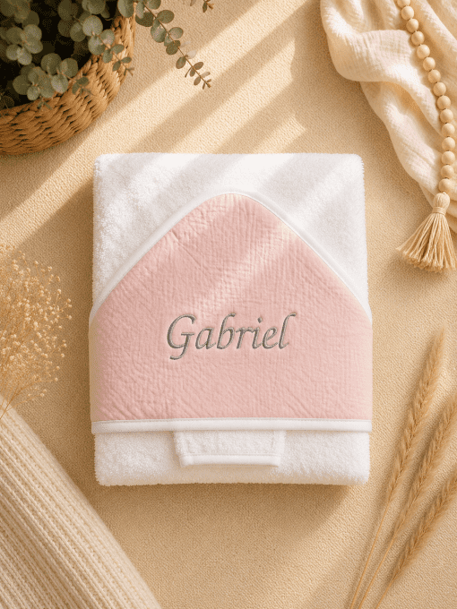 Sortie de bain gaze de coton