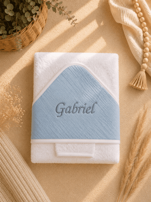 Sortie de bain gaze de coton