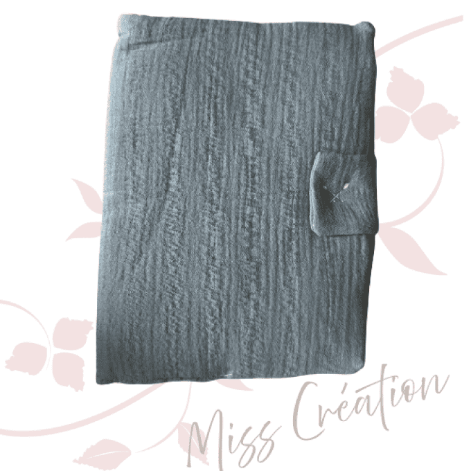 Protège carnet de santé en gaze de coton 
