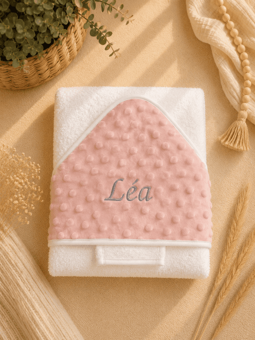 Sortie de bain Minky