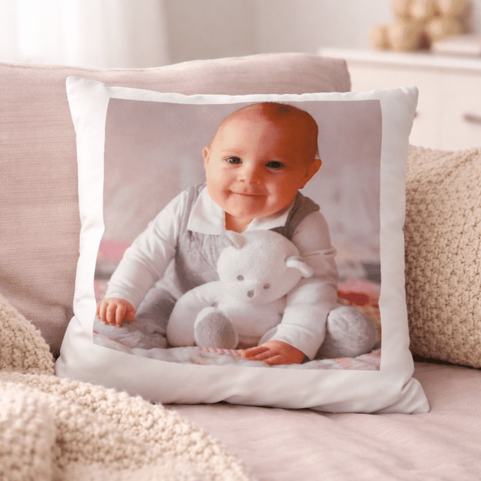 Coussin personnalisé avec votre photo