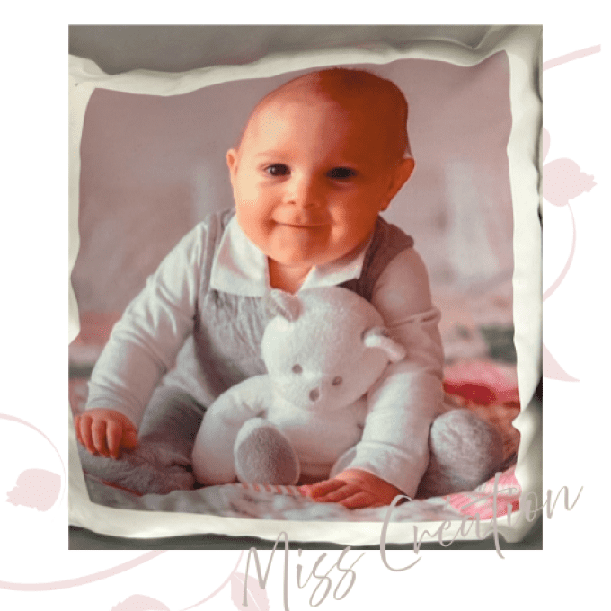 Coussin personnalisé avec votre photo
