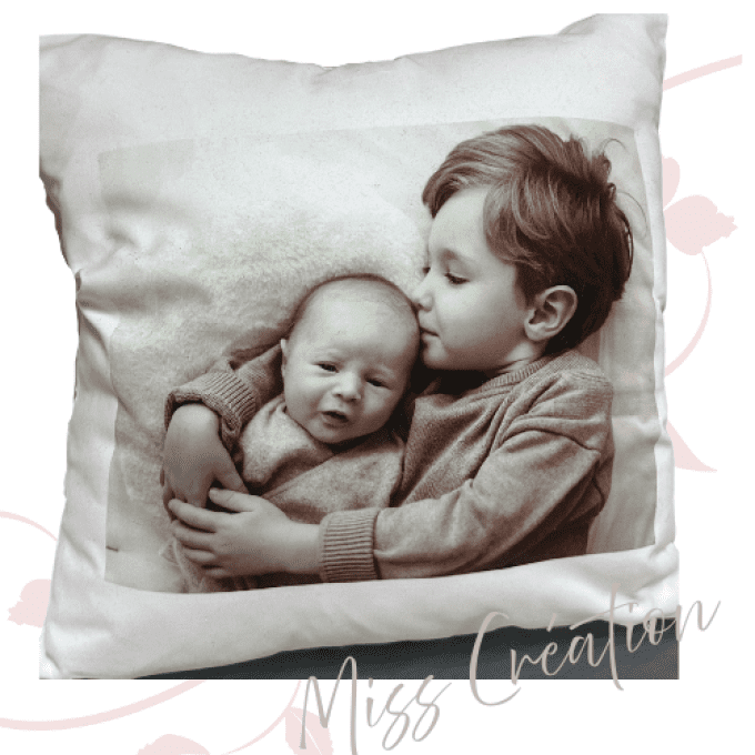 Coussin personnalisé avec votre photo