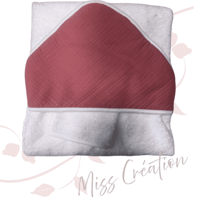 Sortie de bain gaze de coton