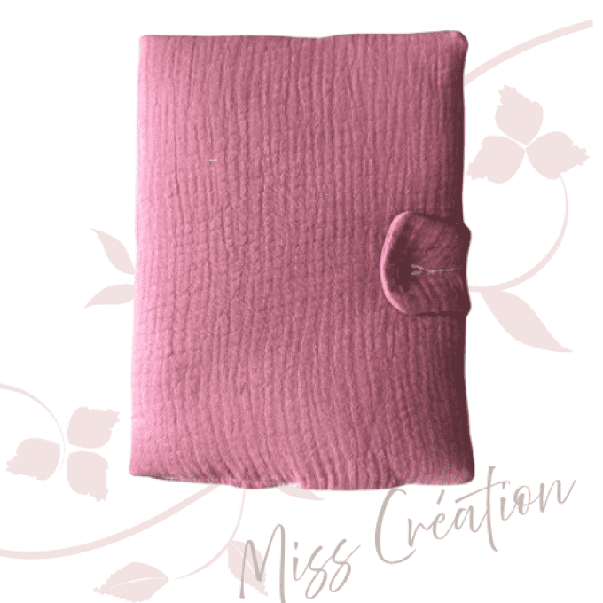 Protège carnet de santé en gaze de coton 